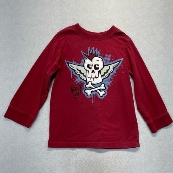 Place Skull Rock On Long Sleeve Graphic Design T-shirt Top Boy’s Size 4T - Picture 8 of 8